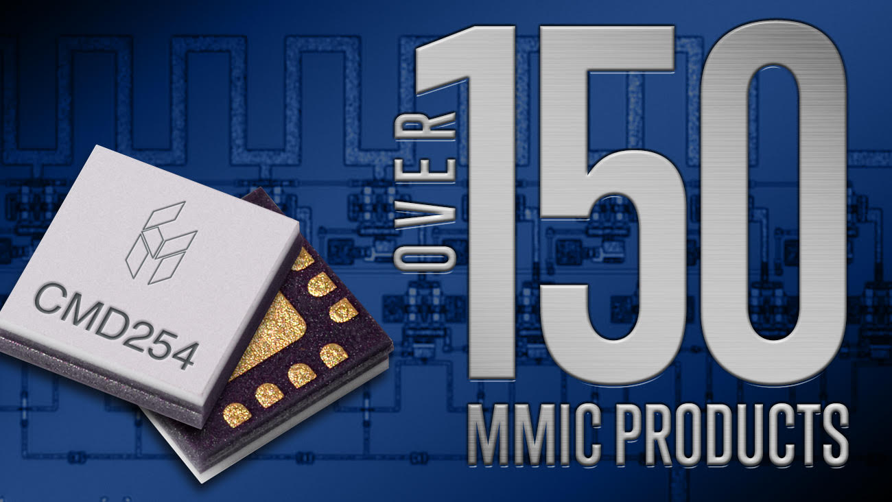 Custom MMIC的集成電路系列已涉及多達(dá)150種行業(yè)