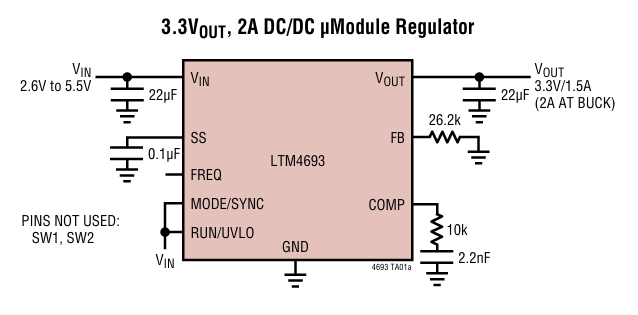 LTM4693應(yīng)用電流