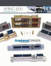 AMPHENOL ARINC和過濾器ARINC型機架和面板連接器
