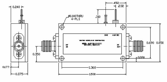 ?ALN0090-22-5006超低噪聲放大器WENTEQ