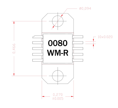 ?AM008030WM-XX-R驅動放大器