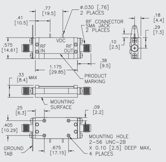 ?A2CP12024射頻放大器Teledyne防務(wù)電子